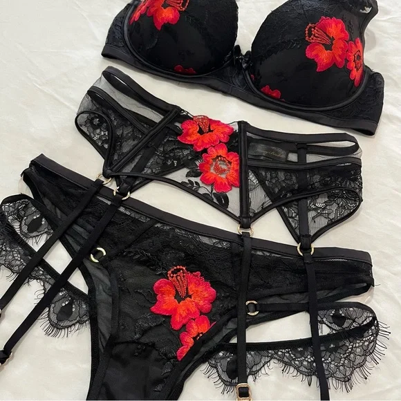 Honey Birdette Chelsea 3 Piece Set - Picture 4 of 14
